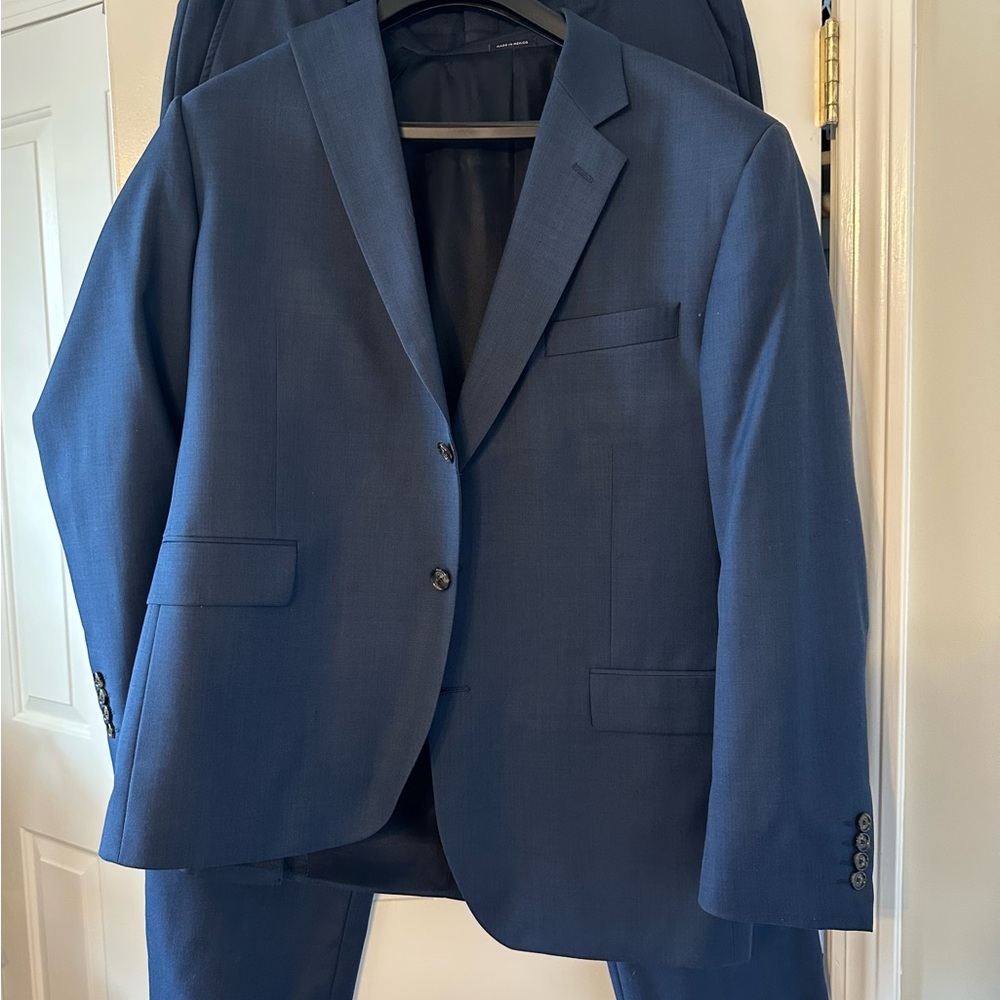 Stafford Blue Slim Fit Suit Jacket